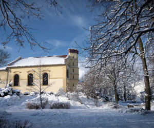 Park w Skawinie zachwyca zimą
