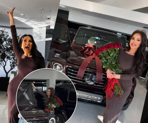 Bomba pochwaliła się nowym autkiem. Ładne? Ale czołg!