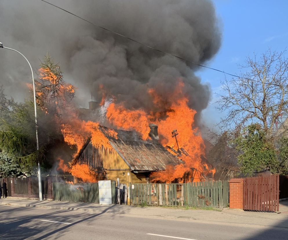 Białystok. Pożar na ul. Boboli 20.10.2019