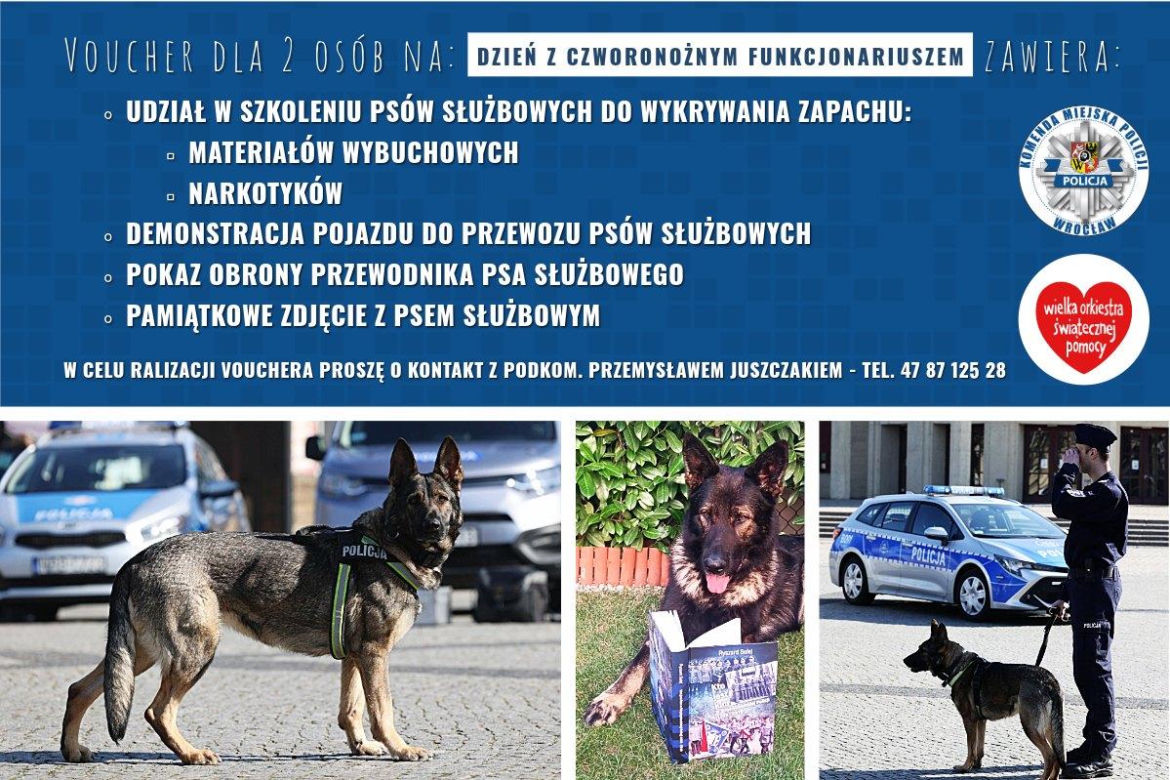 Dzień z czworonożnym funkcjonariuszem - Wrocław