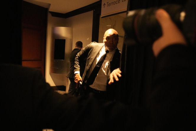 Strzały na kolacji z udziałem Donalda Trumpa