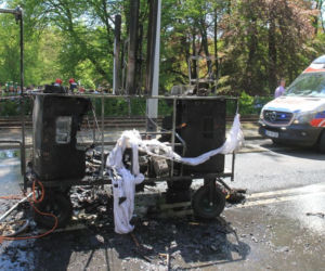 Pożar na Juwenaliach. Wybuchła butla ze sprężonym powietrzem. Są ranni [ZDJĘCIA]