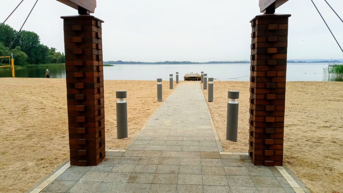 Plaża w Dąbiu otwarta po remoncie