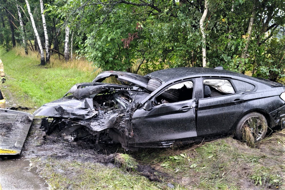 Mieszkaniec Mikołowa rozbił BMW serii 3 Gran Coupe