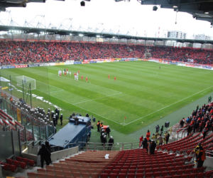 Demolka na stadionie Widzewa po meczu z GKS Tychy