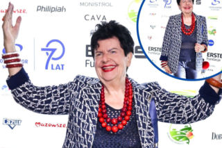 Joanna Senyszyn w siatkowanej bluzce na imprezie. Pokazała brzuch w odważnej stylizacji 
