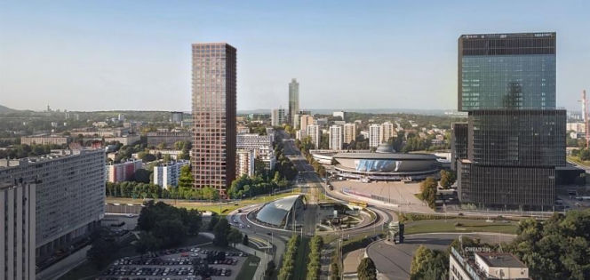 Chorzowska 1 - planowany wieżowiec