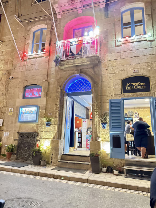 Malta, restauracja z kuchnią polską w Birgu