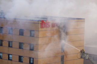 Pożar hotelu Ibis w Maladze