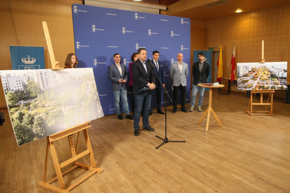 Będzie park nad Południową Obwodnicą Warszawy. Rafał Trzaskowski podpisał umowę na budowę 