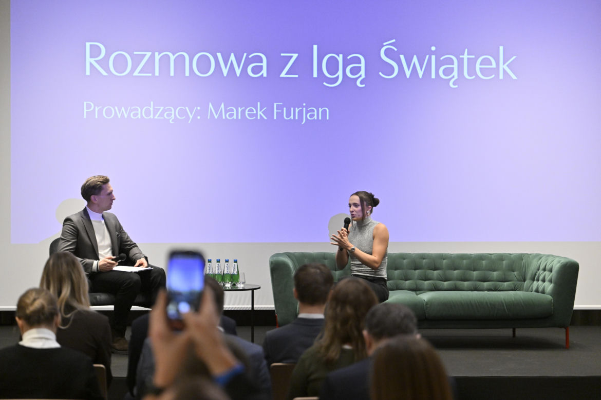 Iga Świątek rozdała stypendia
