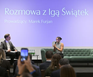 Iga Świątek rozdała stypendia