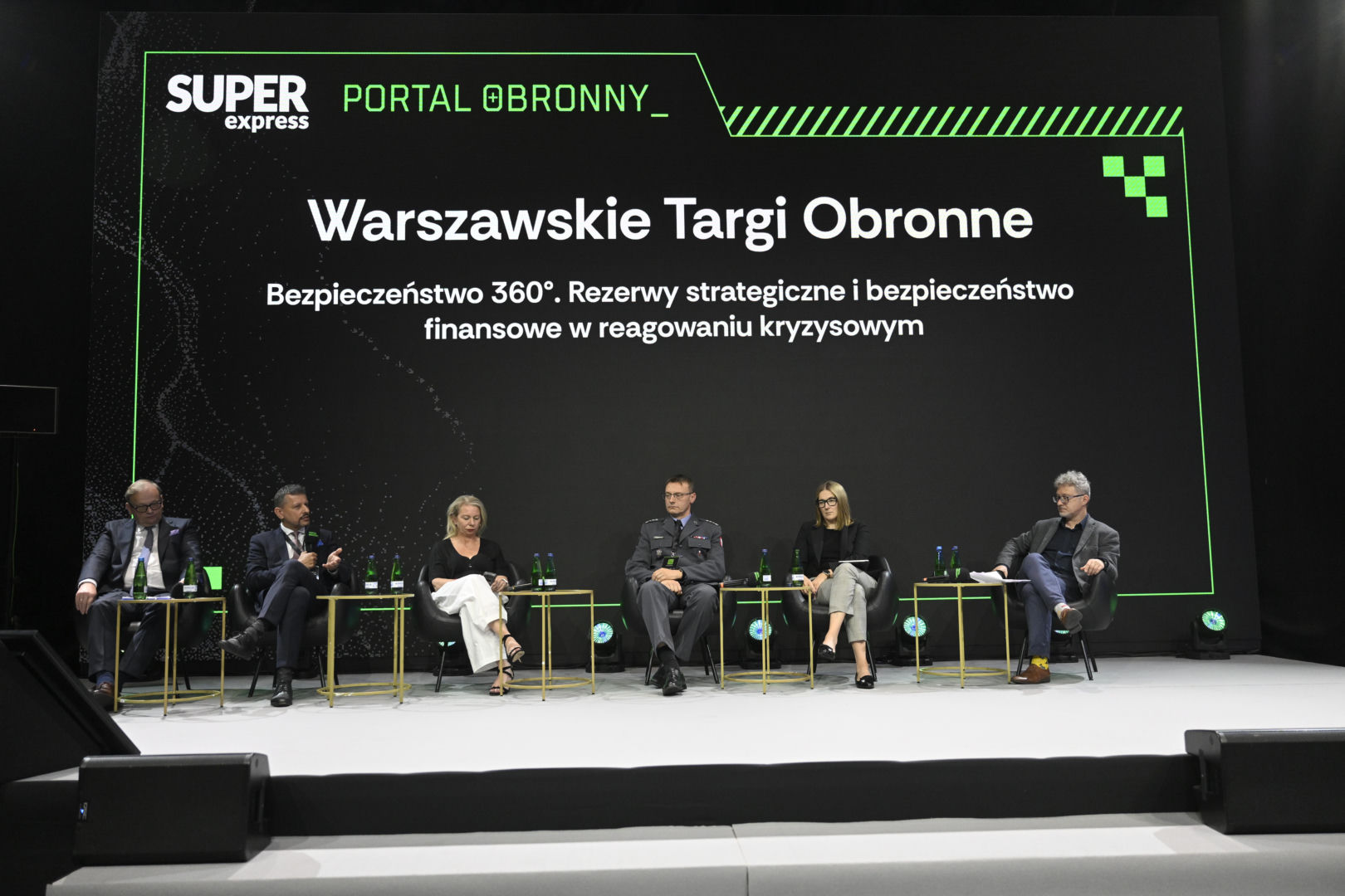 Hubert Biskupski na warszawskich Targach Obronnych w Expo XXI
