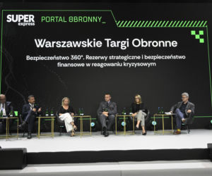 Hubert Biskupski na warszawskich Targach Obronnych w Expo XXI