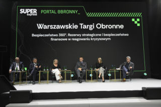 Hubert Biskupski na warszawskich Targach Obronnych w Expo XXI