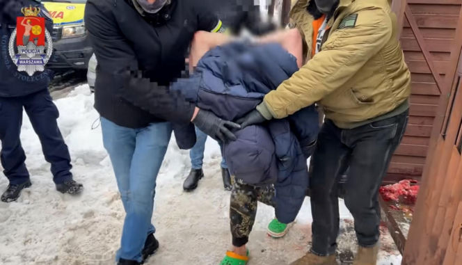 Podwójne zabójstwo na Targówku. Radek J. maczetą bronił się przed kontrterrorystami