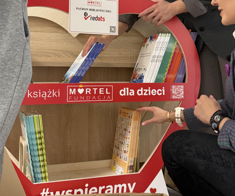 Młodzi pacjenci mają co czytać. Biblioteczne Serce powstało w Uniwersyteckim Szpitalu Dziecięcym w Lublinie