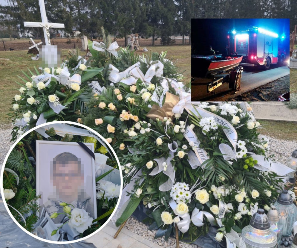 Grób Kacpra. Zginął, wchodząc z kolegami na lód w Zgodzie k. Jarosławia [ZDJĘCIA]