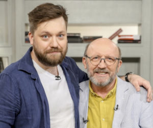 Artur Barciś z synem Franciszkiem