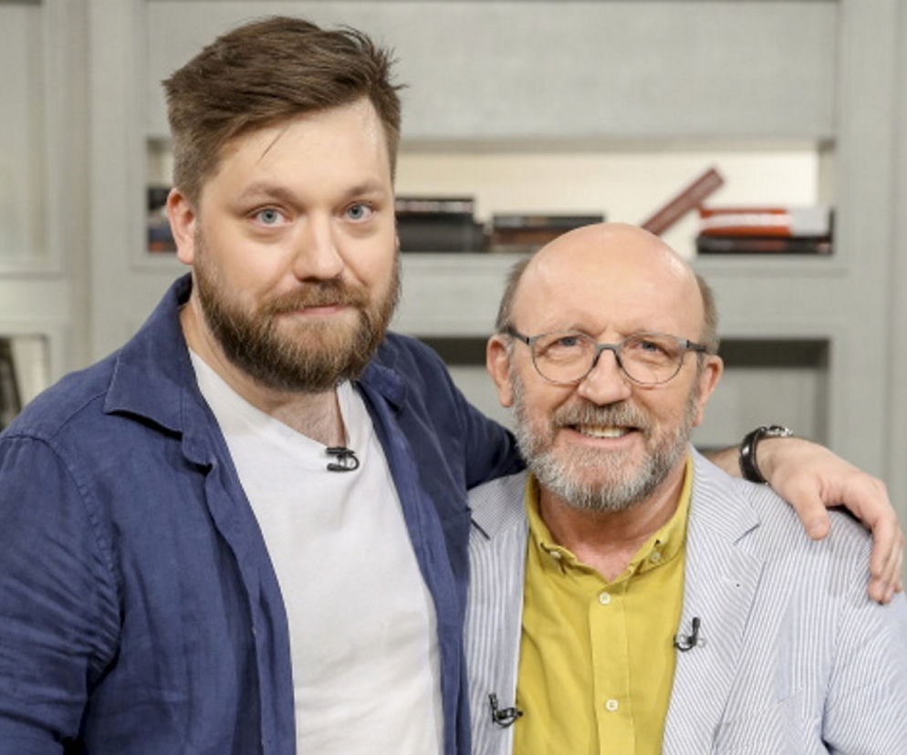 Artur Barciś z synem Franciszkiem