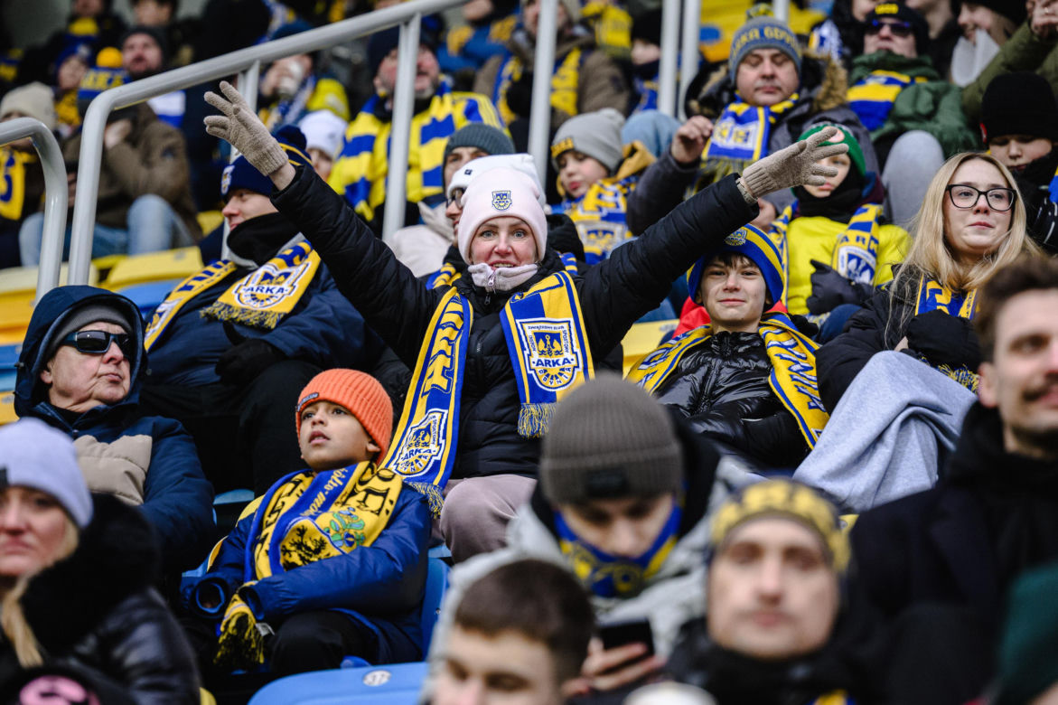 Arka Gdynia - Legia Warszawa: Zdjęcia kibiców z meczu 20. kolejki PKO BP Ekstraklasy