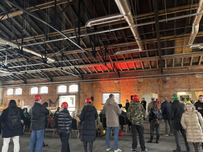 Spotkanie z mieszkańcami w Królewskiej Papierni