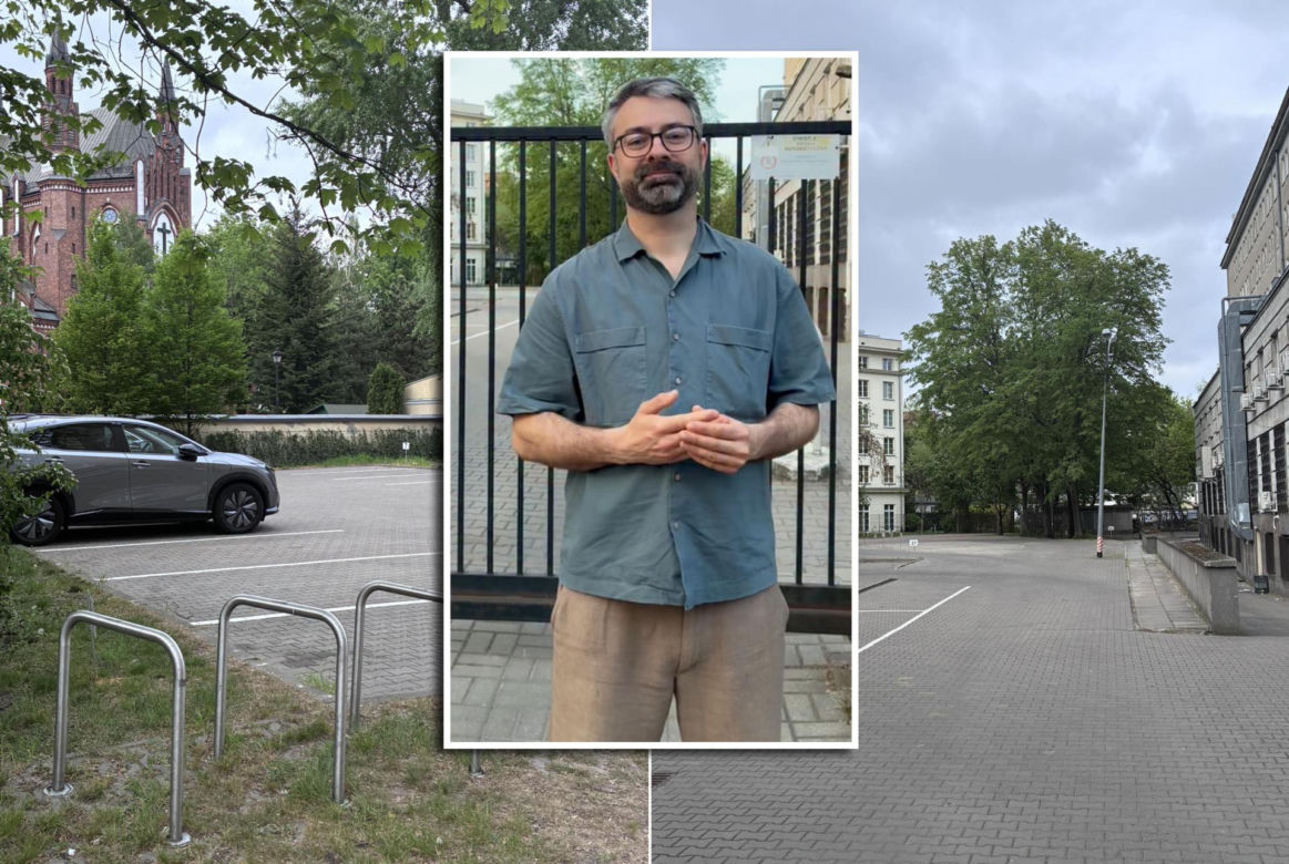 Radny chce oddać mieszkańcom parking przed urzędem dzielnicy. „Więcej szkody niż pożytku”