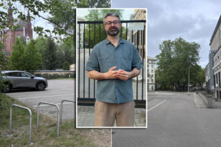 Radny chce oddać mieszkańcom parking przed urzędem dzielnicy. „Więcej szkody niż pożytku”