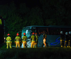 Wypadek busa Kleszczów
