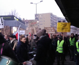 Protest studentów i studentek we Wrocławiu