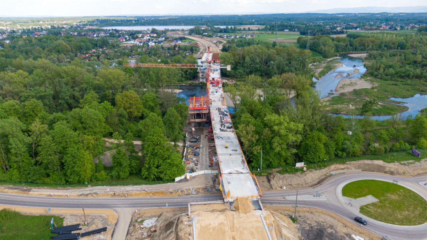 Budowa obwodnicy Oświęcimia - zdjęcia maj 2024