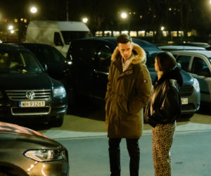 Na Wspólnej odc. 3276. Darek Żbik (Michał Mikołajczak), Kasia (Julia Chatys)