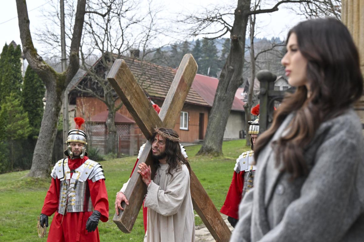 Roksana Węgiel podczas koncertu "Pasja. Misterium Męki Pańskiej"