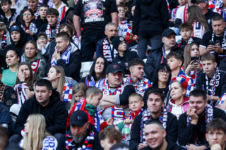 Zdjęcia kibiców i zawodników z derbów Górnego Śląska