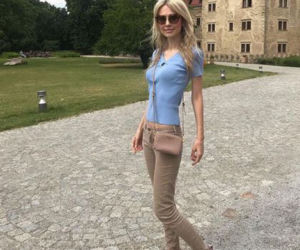 Magdalena Ogórek walczy z upałem