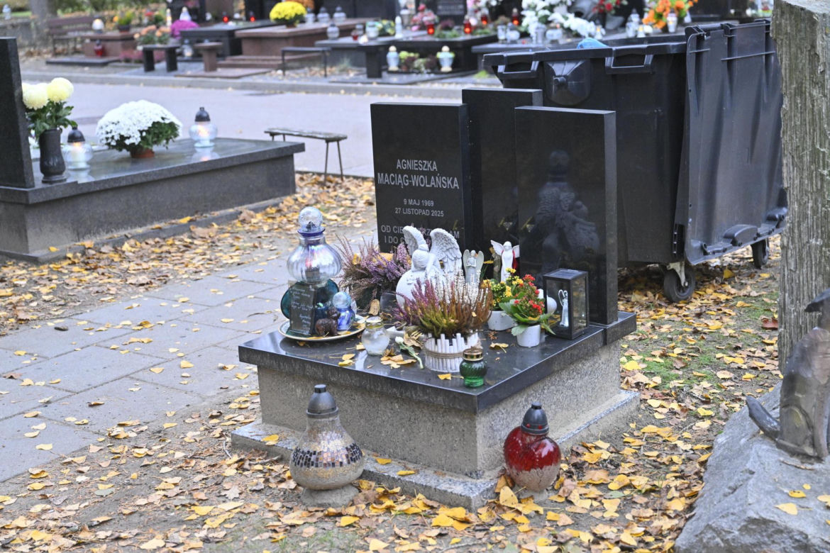 Tak wygląda grób Agnieszki Maciąg