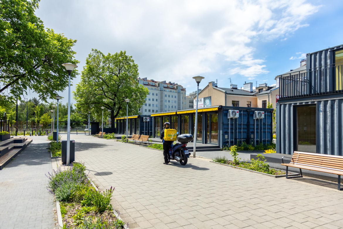 Centrum Lokalne Kamionek wiosną 2025 r.