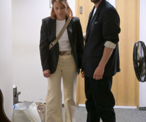 Katarzyna Wajda czekając na rozwód, całowała się w sądzie