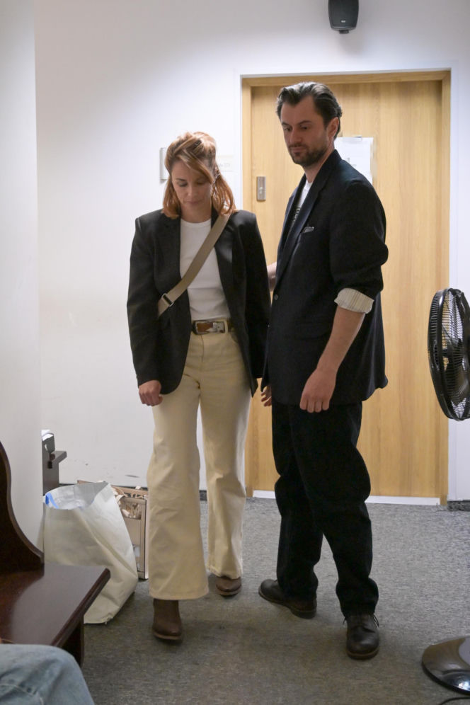 Katarzyna Wajda czekając na rozwód, całowała się w sądzie