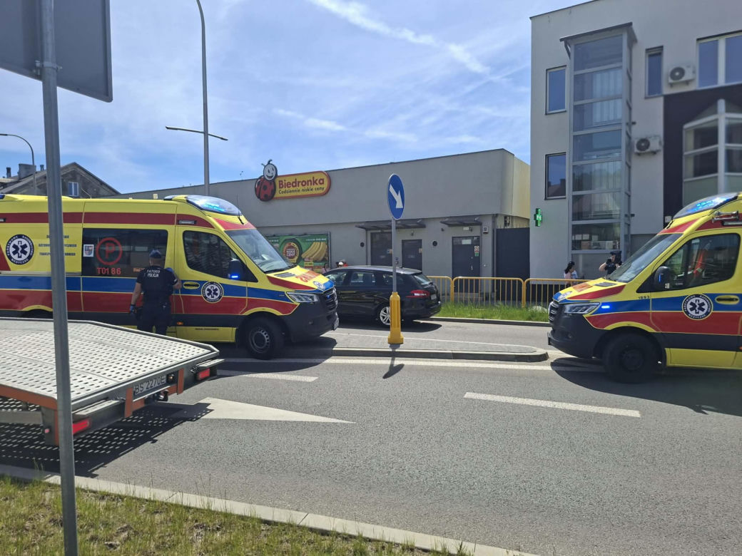 Wypadek na Hutniczej w Starachowicach. Są poszkodowani