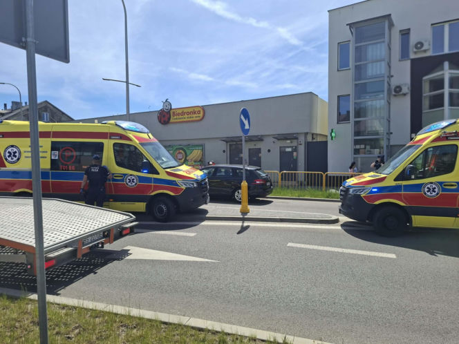 Wypadek na Hutniczej w Starachowicach. Są poszkodowani