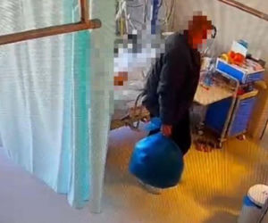 Skandal w słupskim szpitalu! Przyszedł odwiedzić żonę, a skończył na komisariacie. Wszystko się nagrało