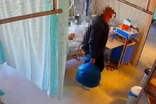 Skandal w słupskim szpitalu! Przyszedł odwiedzić żonę, a skończył na komisariacie. Wszystko się nagrało