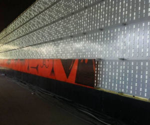 Afrykarium we Wrocławiu, diody LED na elewacji 