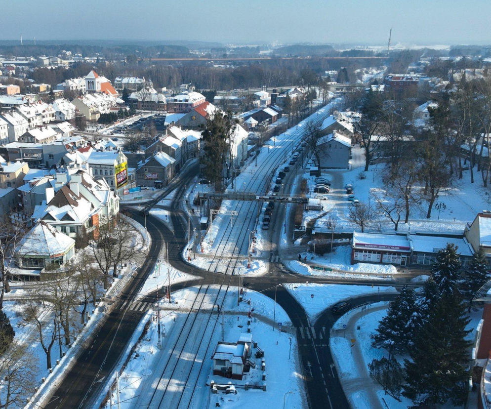 Przejazd kolejowo-drogowy w  ciagu ul. Czarnieckiego w Ostrodzie