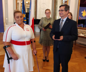 Spotkanie z tarnowskimi paraolimpijczykami w Sali Lustrzanej