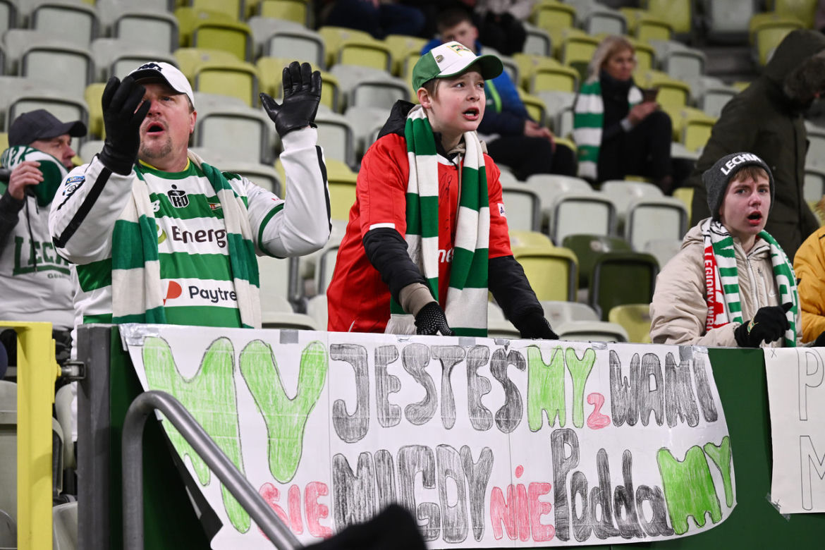 Kibice na meczu Lechia - Śląsk. Zobacz zdjęcia z trybun!