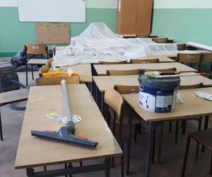 Na ten dzień czekał lata. Rozpoczął się remont Zespołu Szkół nr 4 w Lesznie