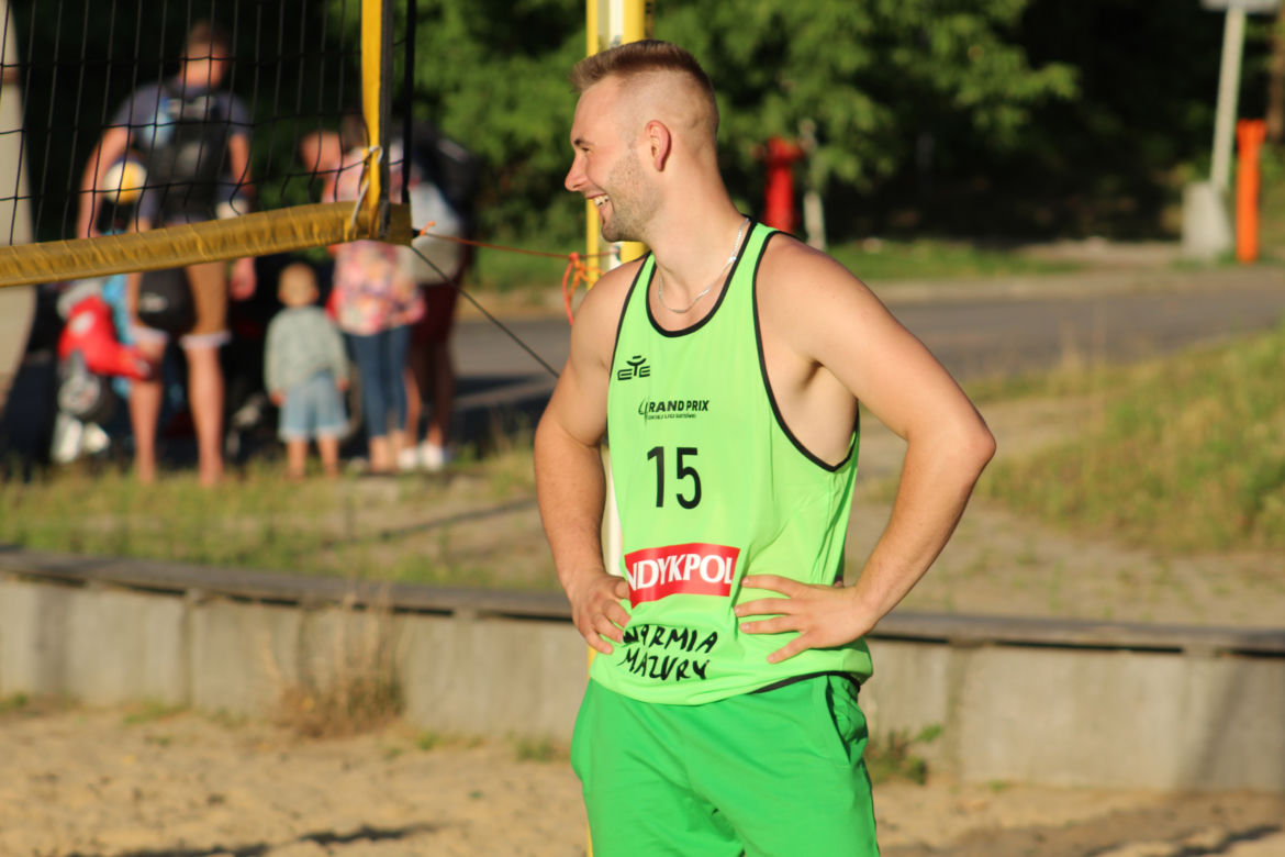 Trening Indykpolu AZS Olsztyn na plaży