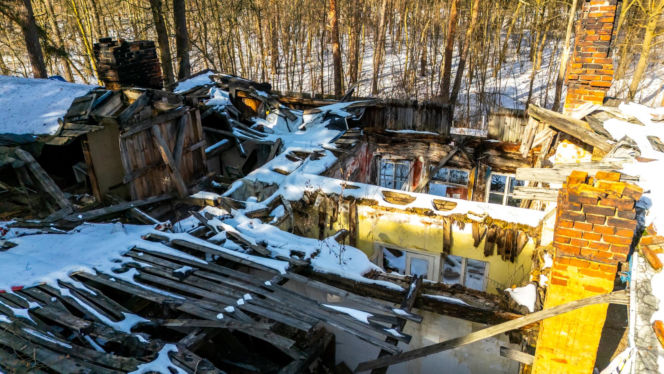 Ruiny domu Wedla w Otwocku